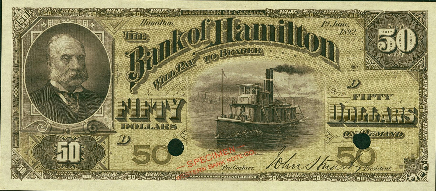 Canadian Chartered Bank Note