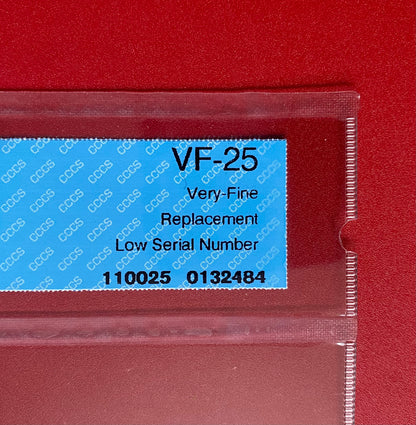 SCARCE 1967 CANADA $1 LOW SERIAL + REPLACEMENT NOTE CCCS GRADED VF-25