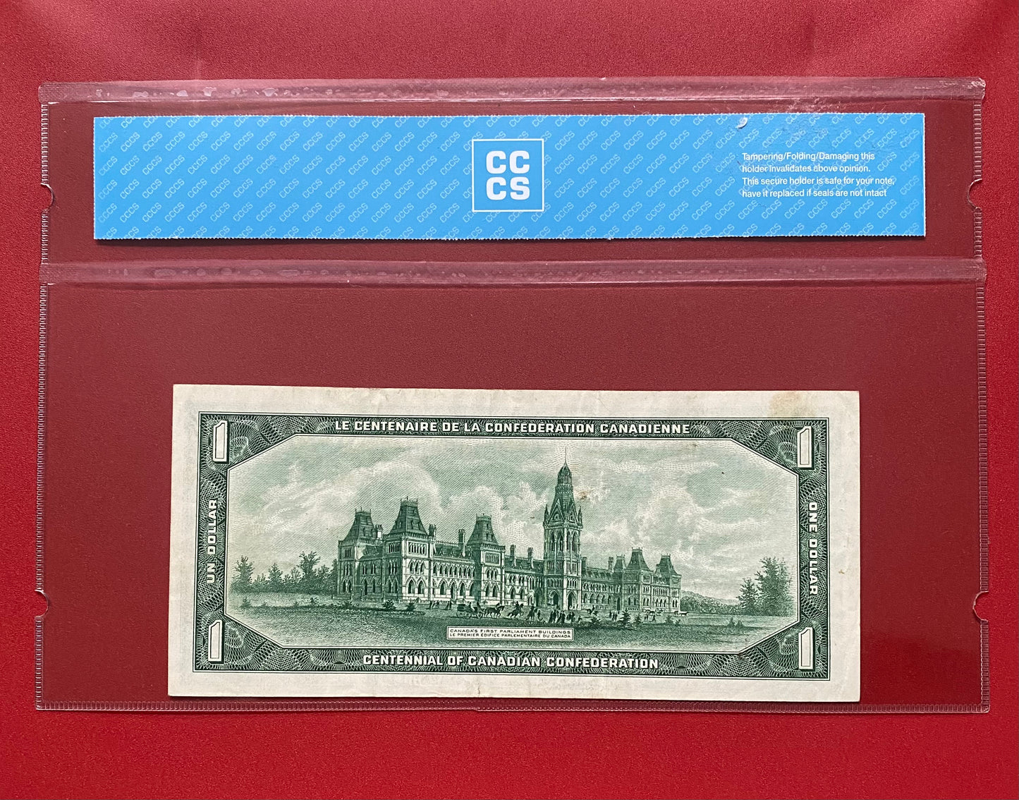 SCARCE 1967 CANADA $1 LOW SERIAL + REPLACEMENT NOTE CCCS GRADED VF-25